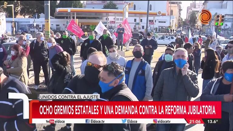 Gremios estatales presentaron una demanda contra la reforma jubilatoria