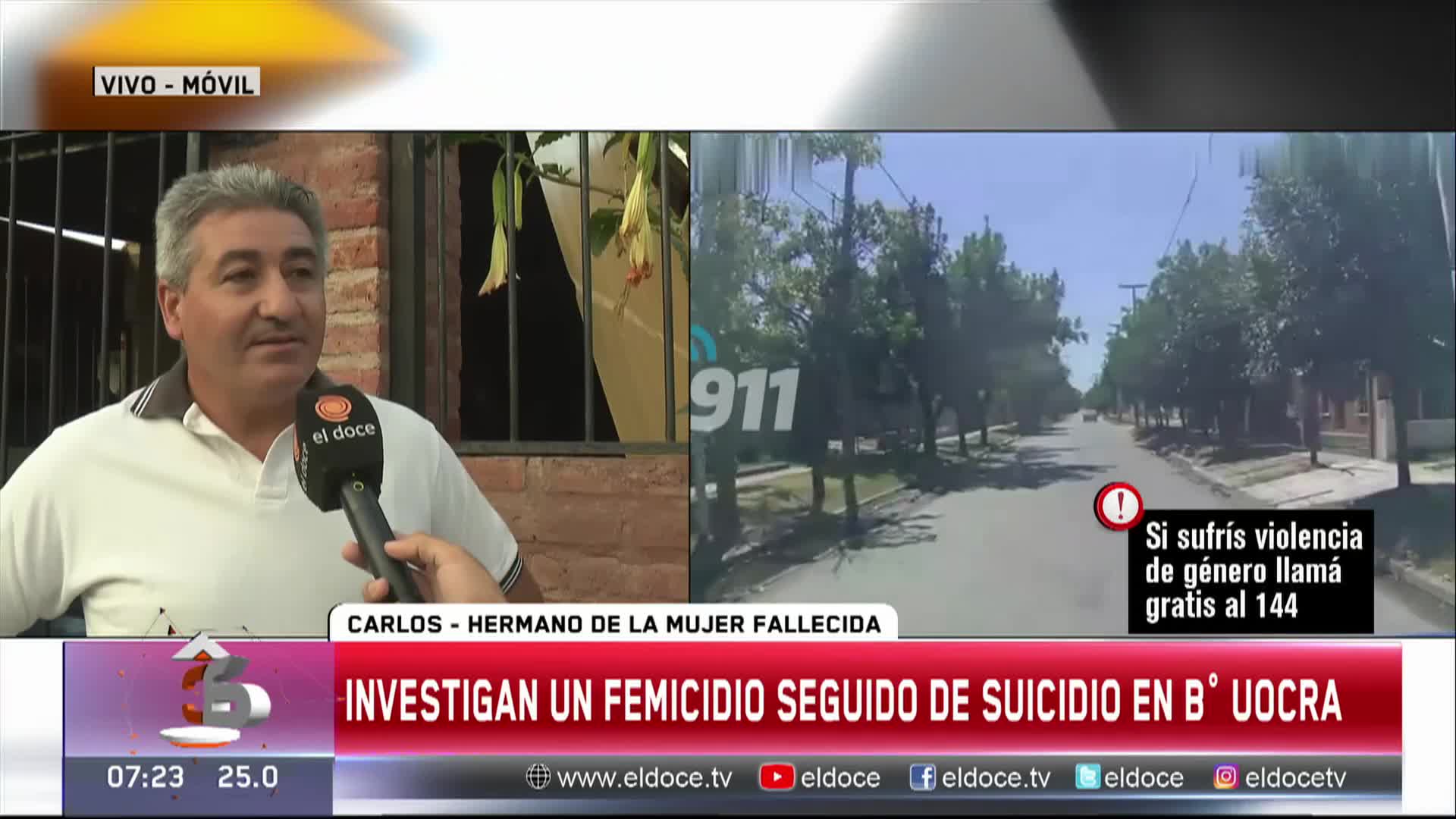 Investigan un femicidio seguido de suicidio en Córdoba