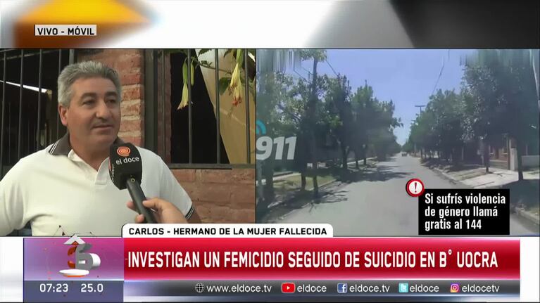 Investigan un femicidio seguido de suicidio en Córdoba