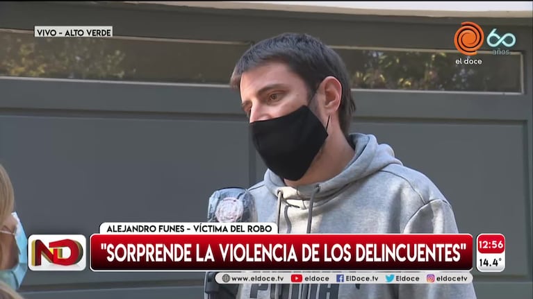 Cinco delincuentes asaltaron a una familia en Bº Alto Verde