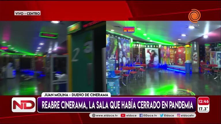 Reabre Cinerama, el emblemático cine de Córdoba que cerró en pandemia
