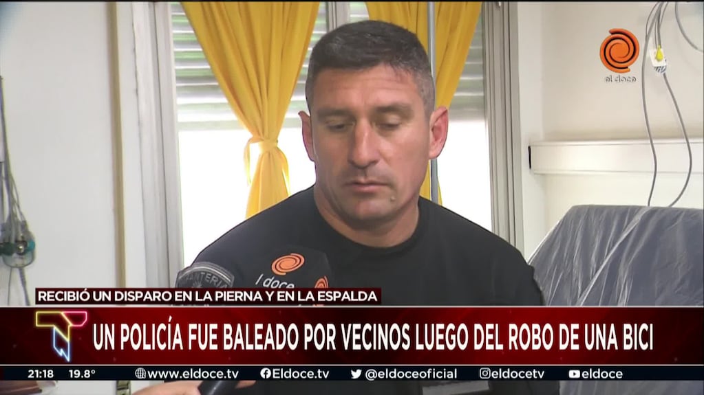 El relato del jefe policial baleado por vecinos en Córdoba