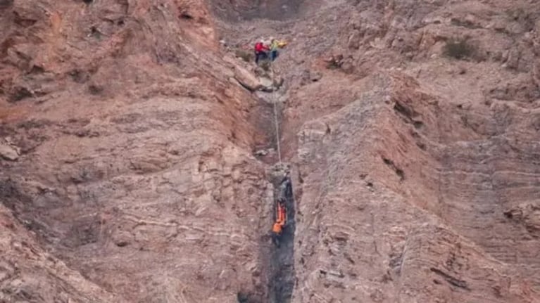 Así fue el rescate del cuerpo de Julia Horn, la turista alemana que murió en un cerro de San Juan