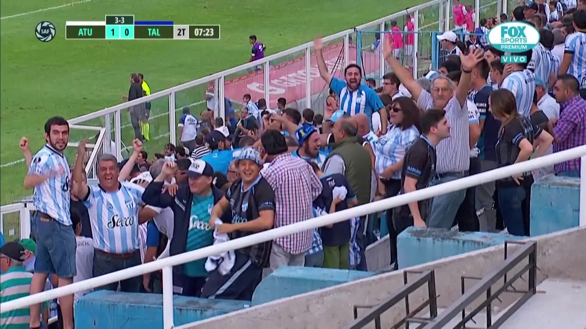 El 1-0 de Atlético Tucumán a Talleres