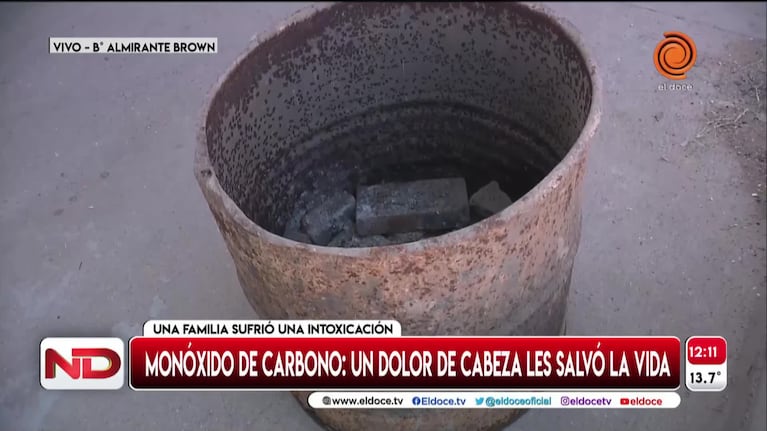 “Sentí mucho olor a carbón”: la abuela que salvó a su familia del monóxido de carbono