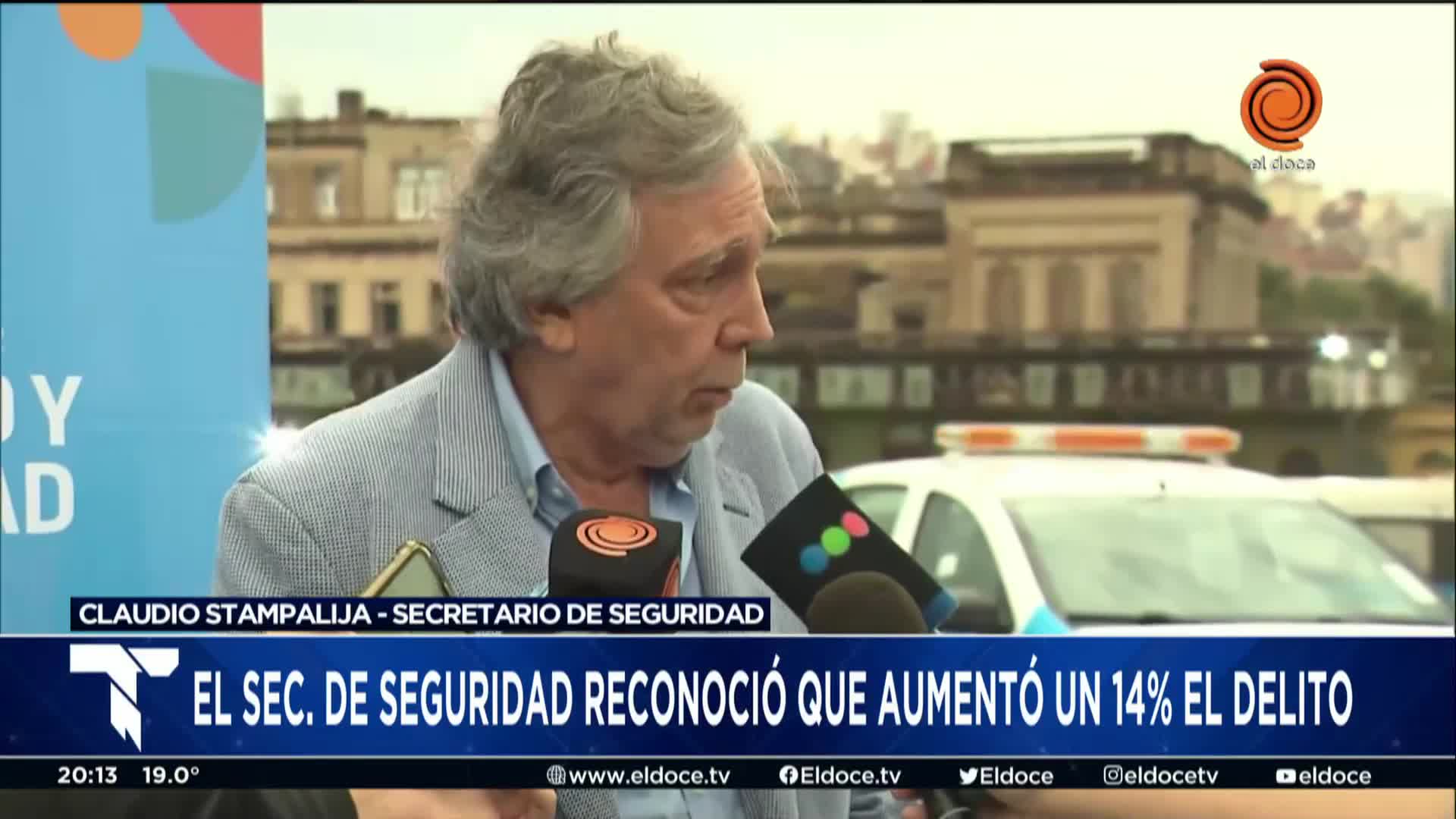 El secretario de Seguridad reconoció que el delito aumentó un 14%