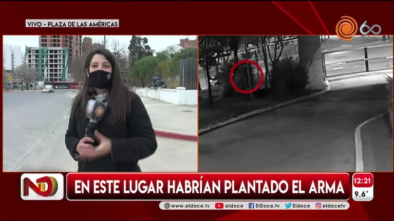 Este sería el lugar donde habrían plantado el arma