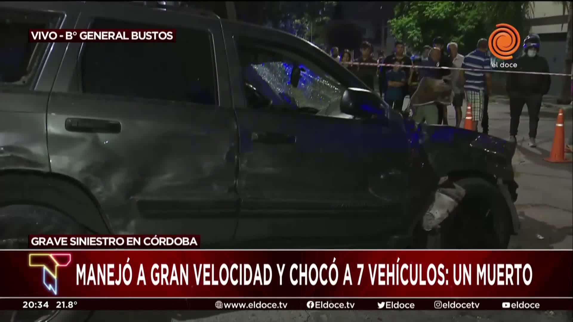 Testigos relataron el brutal accidente de barrio General Bustos