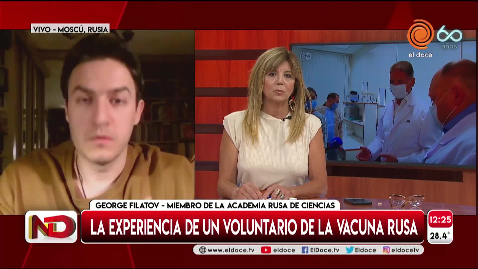 Un voluntario contó su experiencia con la vacuna rusa