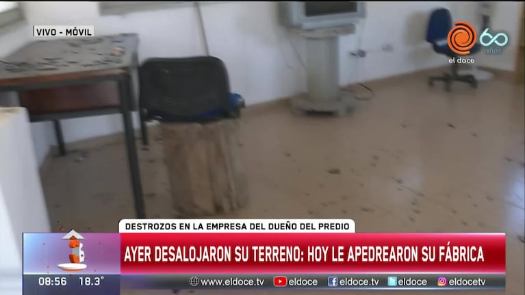 Córdoba: tras el desalojo, represalias contra los dueños del predio
