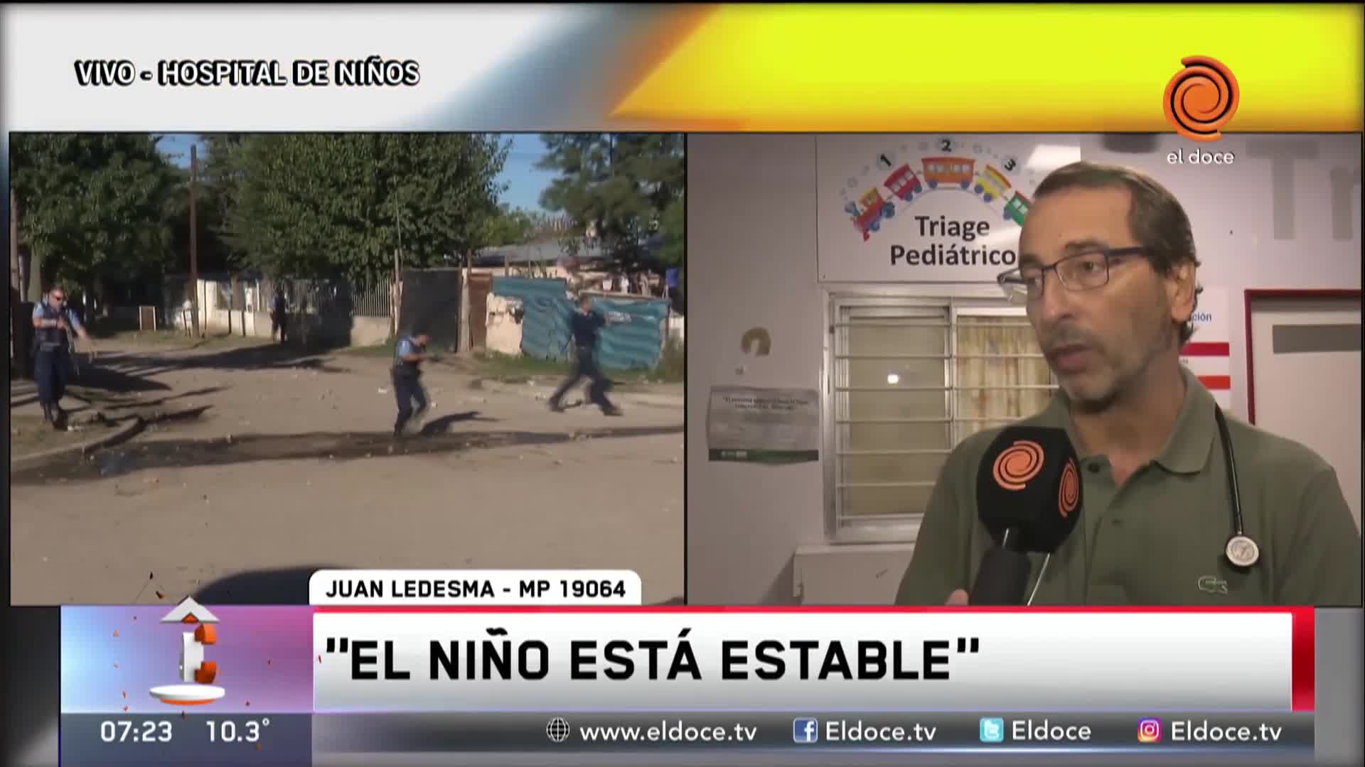 Violación en Granja de Funes II: el parte médico