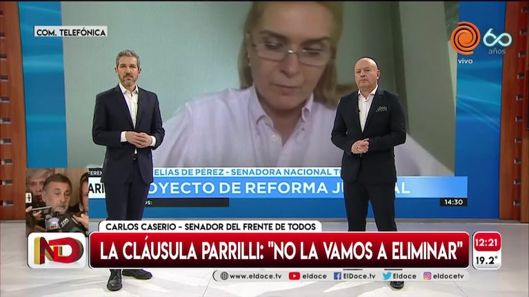 Caserio sobre la enmienda Parrilli para controlar a los medios: "Se va a sacar"