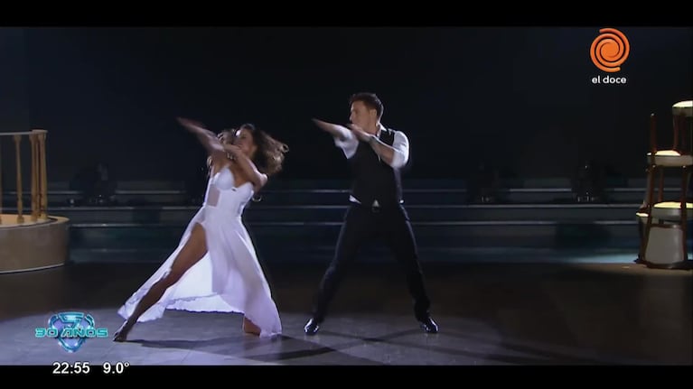 El baile de Lourdes Sánchez y Federico Bal 