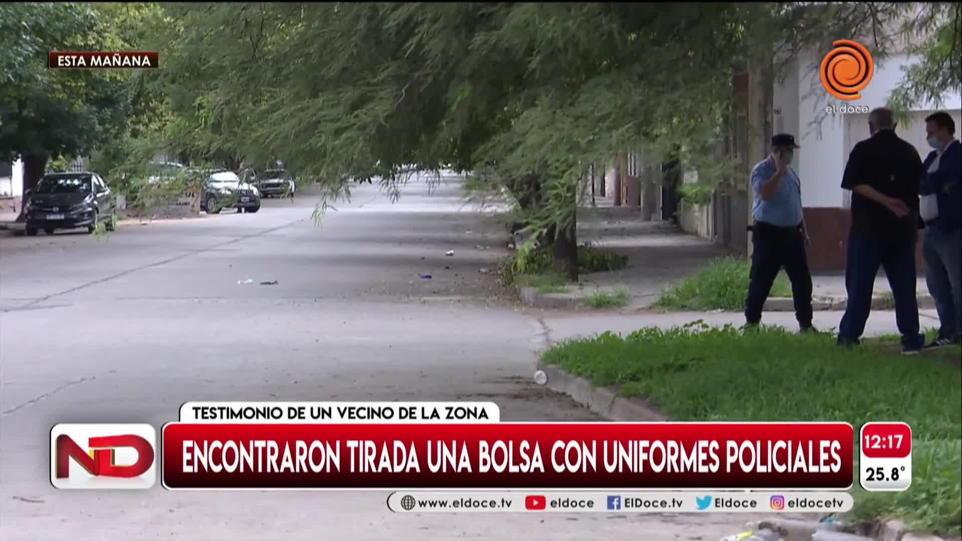 Los poliladrones y la ropa policial abandonada: más detalles