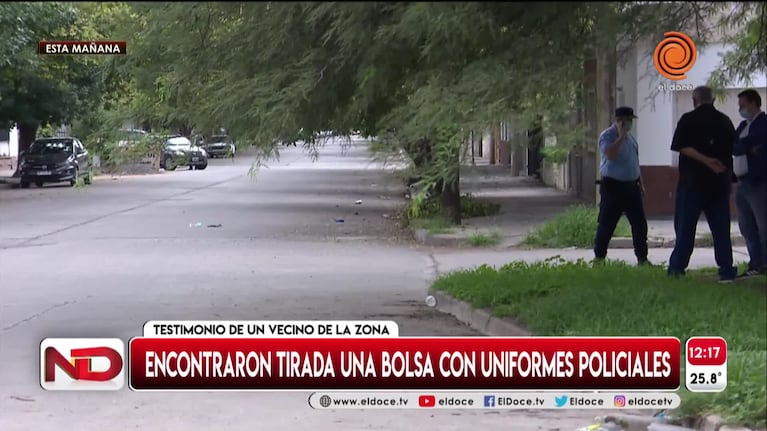 Los poliladrones y la ropa policial abandonada: más detalles