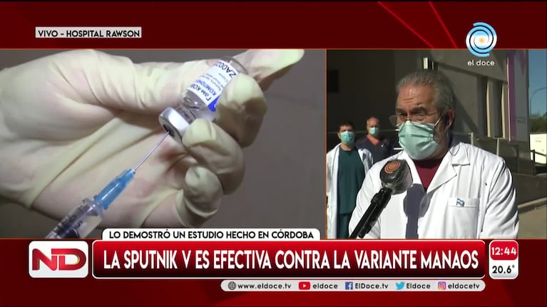 Hecho en Córdoba: el estudio clave del Hospital Rawson sobre la Sputnik V