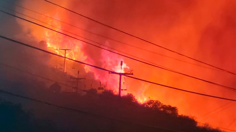 Incendio en Los Cocos