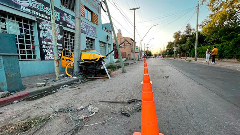 Choque fatal del taxista que trasladaba a Carmona