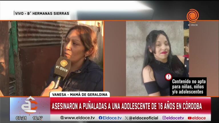 Una adolescente fue asesinada cuando estaba con su bebé