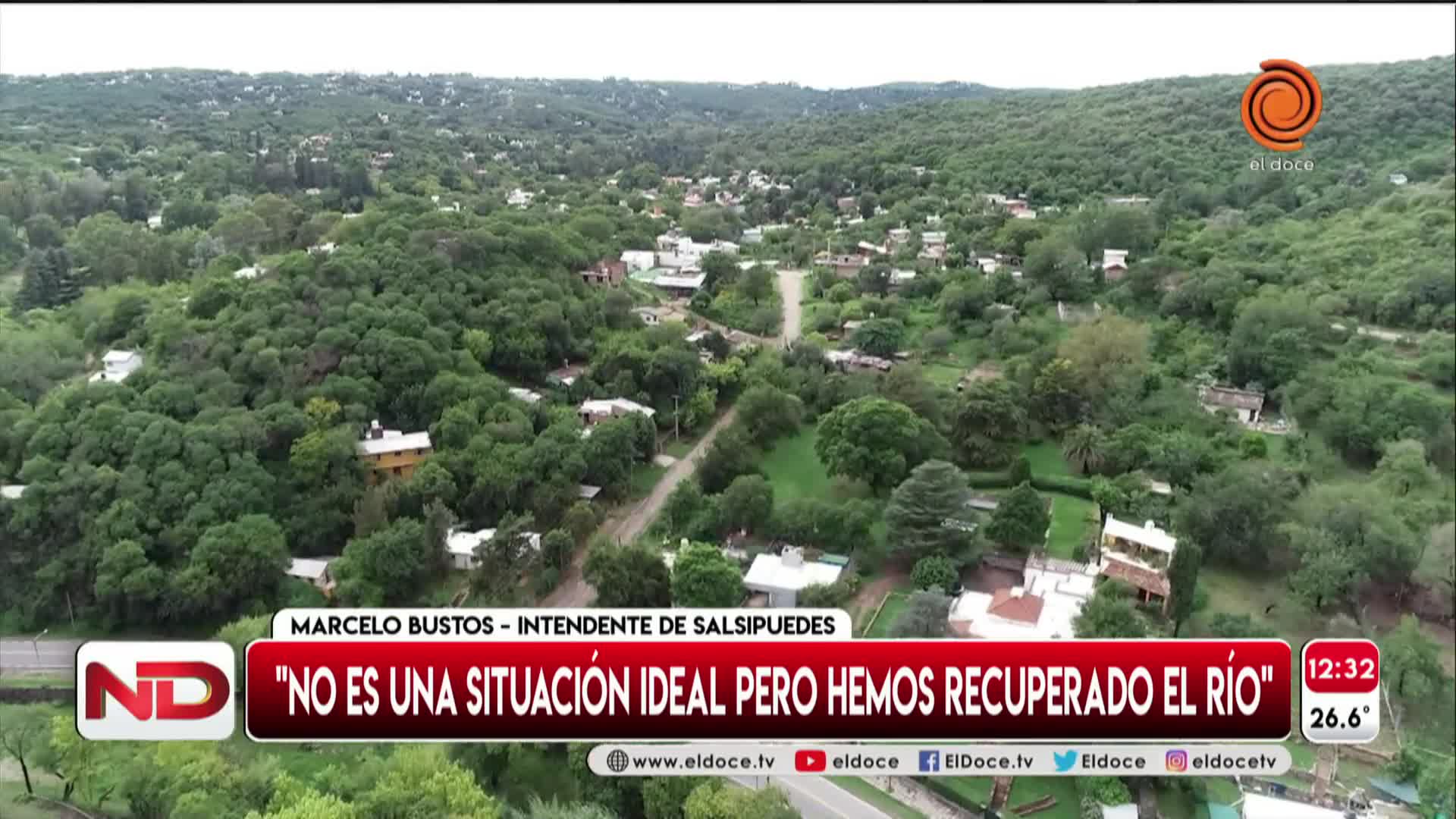 A pesar de las lluvias el dique La Quebrada sigue con muy bajo nivel