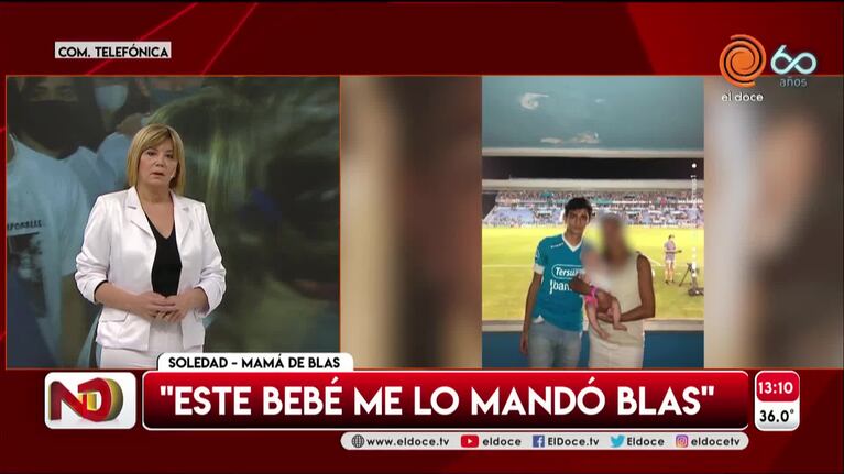 La mamá de Blas confirmó que está embarazada