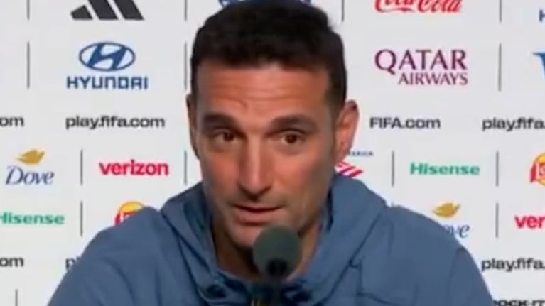 “Me dicen la llorona”: Scaloni y su emoción incontenible
