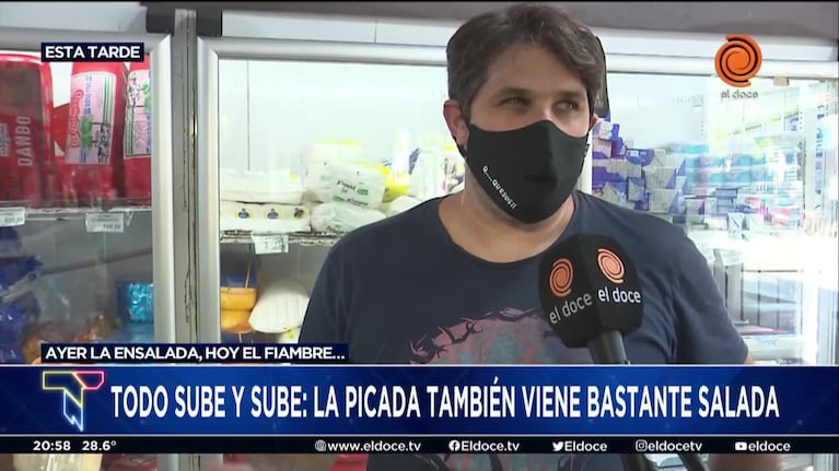 Los quesos y fiambres también aumentan y cada vez es más caro armar una picada