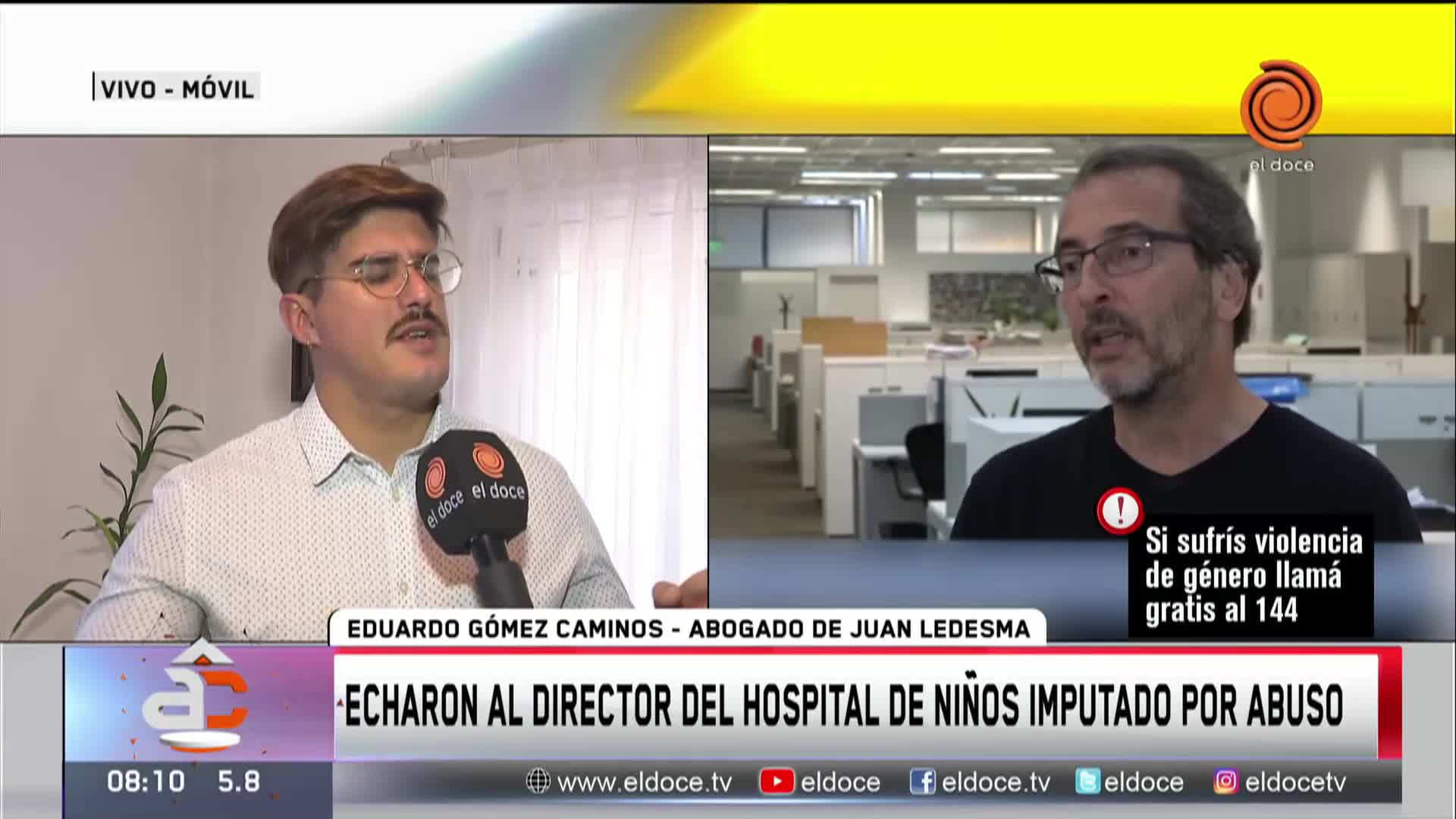 El abogado de Juan Ledesma denunció que hubo “un error” en la pericia con la denunciante