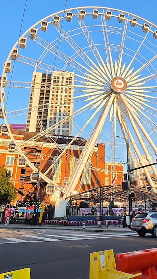 Atlanta, a 60 metros de altura