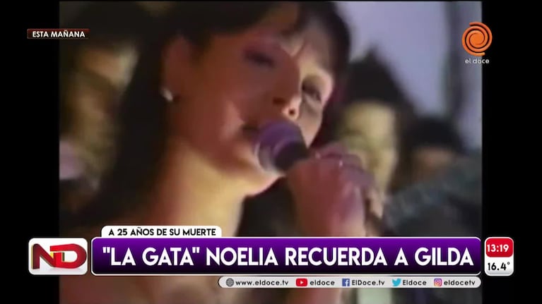 La Gata Noelia recordó a Gilda