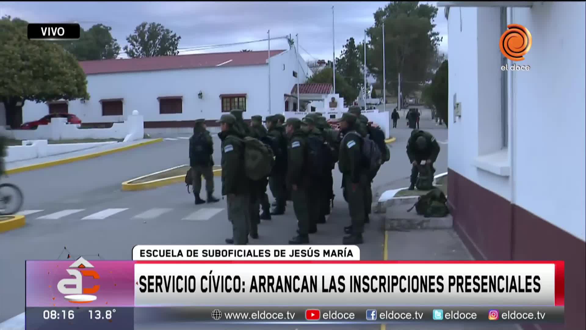 Comenzaron las inscripciones presenciales en Gendarmería