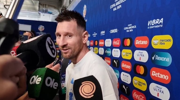 La reflexión de Messi y parte de la Selección ante el micrófono de El Doce en la Copa América