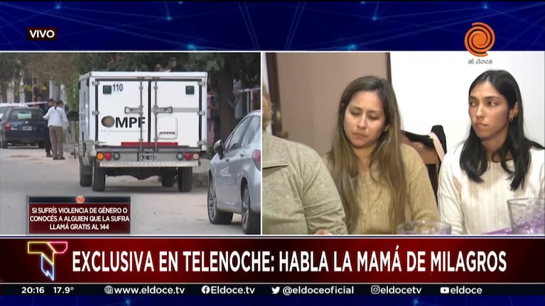"Las balas eran para ella", afirmó la mamá de la joven asesinada por su padre