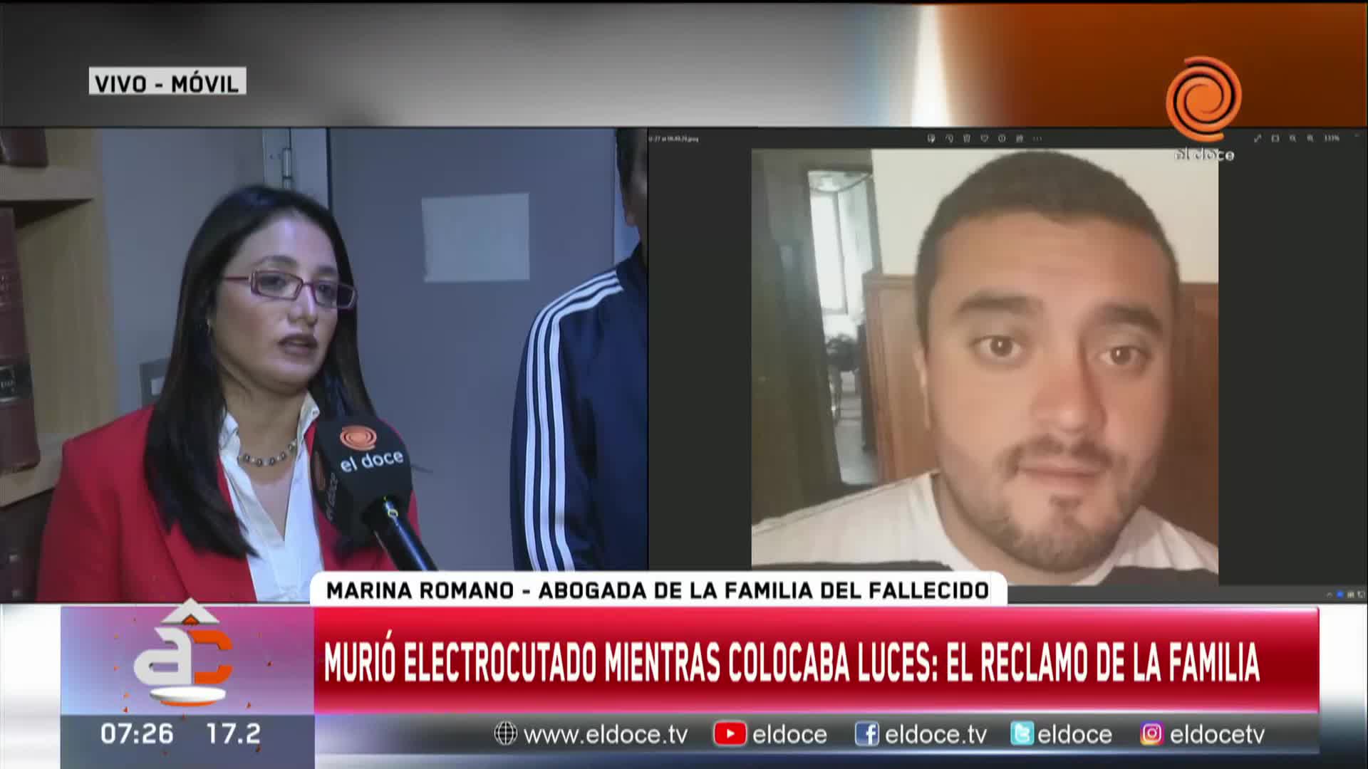 El reclamo de la familia del trabajador que murió electrocutado