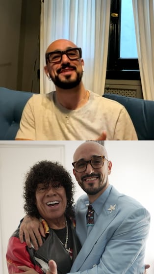 Abel Pintos expresó su admiración a La Mona Jiménez