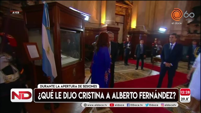 Los gestos de Cristina Kirchner en el Congreso