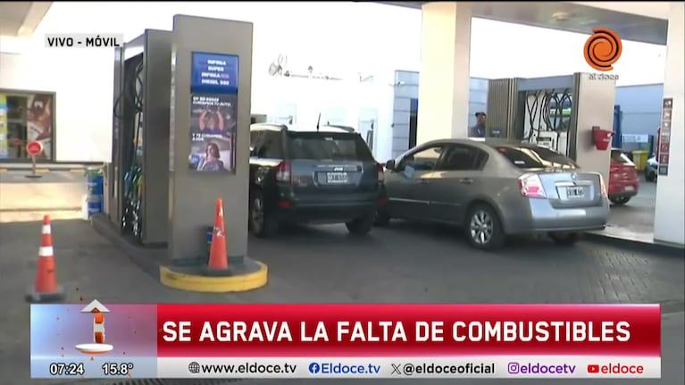 Se agrava la falta de combustible: la situación en las estaciones de Córdoba 