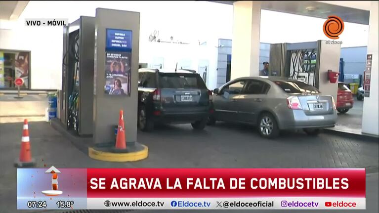 Se agrava la falta de combustible: la situación en las estaciones de Córdoba