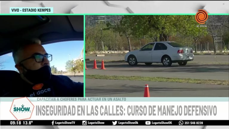 Inseguridad: capacitan a automovilistas para actuar en un asalto