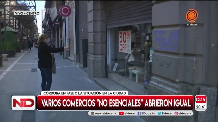 Así está la peatonal por la fase 1: acatamiento parcial y pocos controles