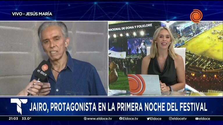 Jairo palpitó la primera noche de Jesús María