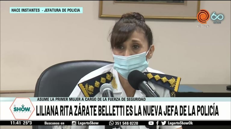 Con anuncios, asumió la jefa de Policía