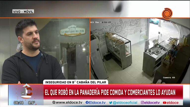 La indignación del panadero al que le robó el hombre al que ayudaba