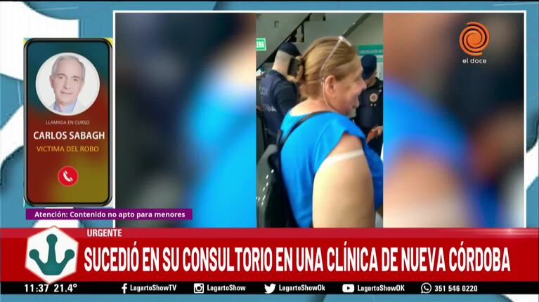 Entró a la clínica y le robó al doctor Carlos Sabagh