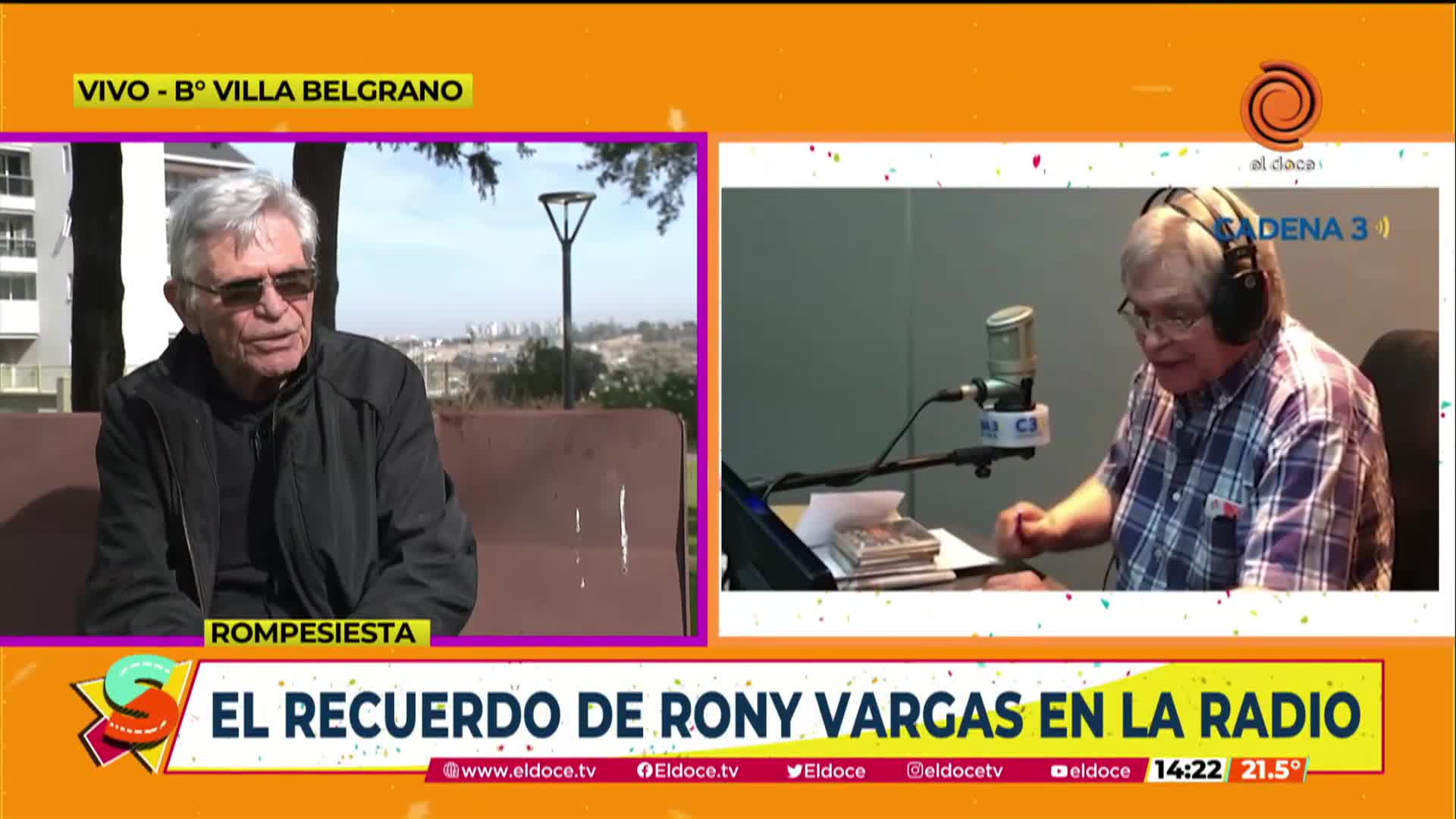 Rony Vargas recordó a Mario Pereyra y sus años en la radio