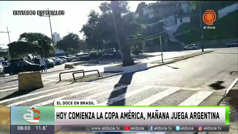 Copa América: El Doce ya está en Salvador de Bahía