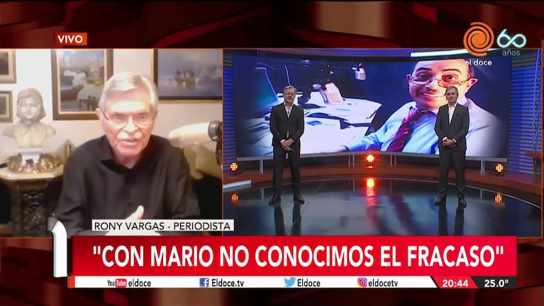 Rony Vargas y el recuerdo de Mario Pereyra: "Su legado es la dedicación"