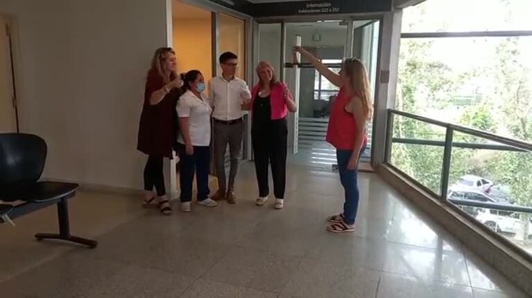 Karina Vallori finalizó las sesiones de quimioterapia