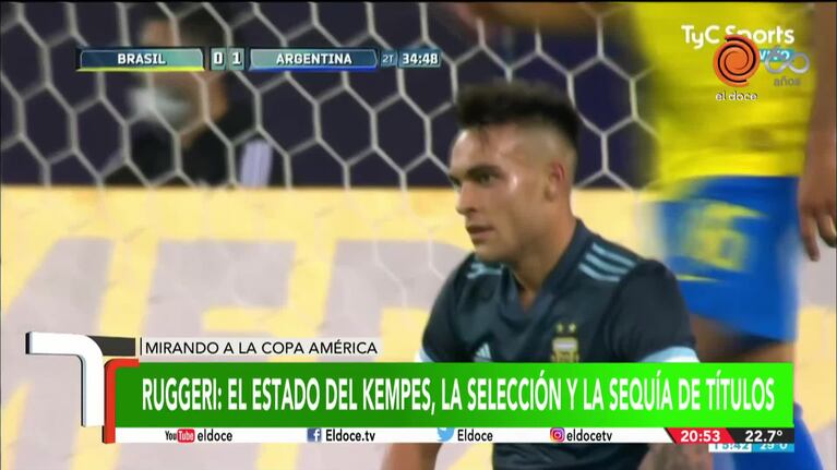 Oscar Ruggeri visitó el estadio Kempes de cara a la Copa América