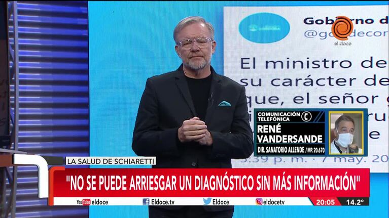 El gobernador Schiaretti será operado: qué es un quiste complejo